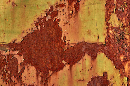 Rusty scratchy textureの写真素材