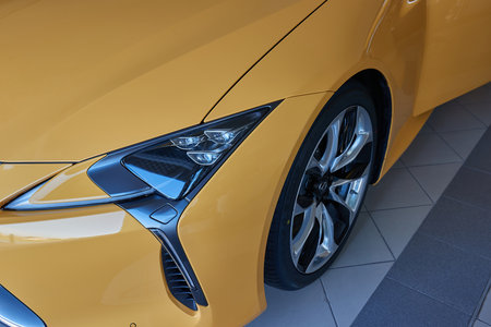 Lexus LC 500 luxury coupe detailのeditorial素材