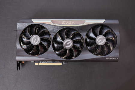 EVGA Geforce RTX 3090 Nvidia GPU displayのeditorial素材