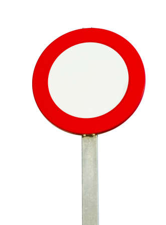 Blank Speed Limit or No Entryの写真素材