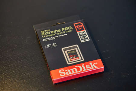 CFexpress memory card, CF expressのeditorial素材