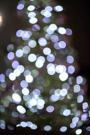 Christmas Tree Decoration unfocused blurry backgroundの写真素材