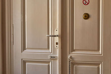 Front door of a flatの写真素材