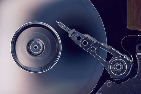Open Hard Disks HDDの写真素材