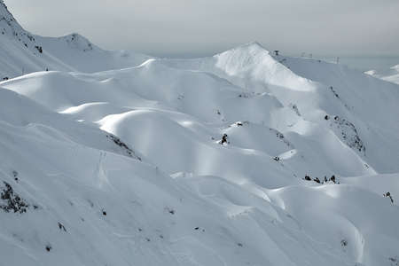 Mountains in the Alpsの写真素材