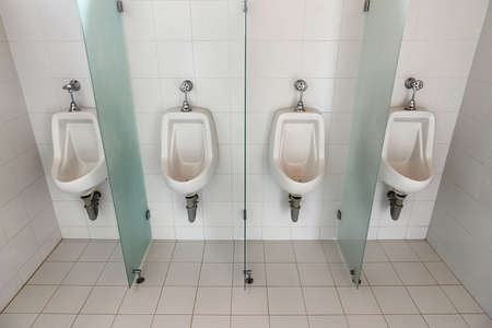 Urinals Public Toiletの写真素材