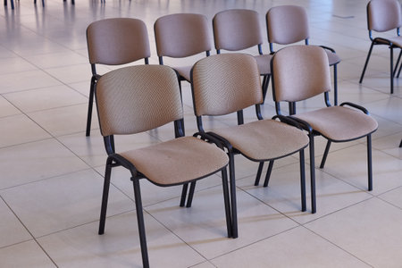 Rows of Chairsの写真素材