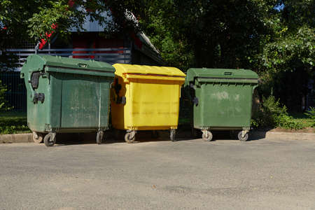 Dumpster garbage bin containersの写真素材