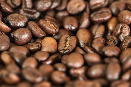 Roasted Coffee Beansの写真素材