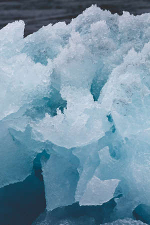 Block of glacier iceの写真素材
