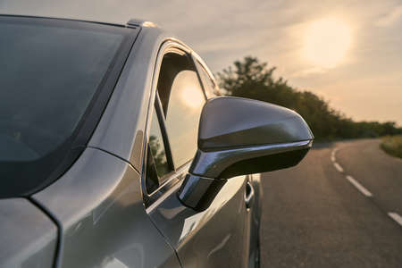 Car on the roadの写真素材