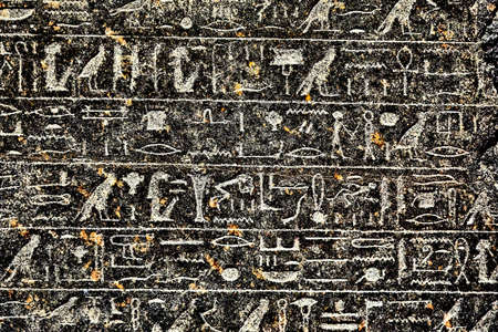 Ancient Hieroglyphic Scriptの写真素材