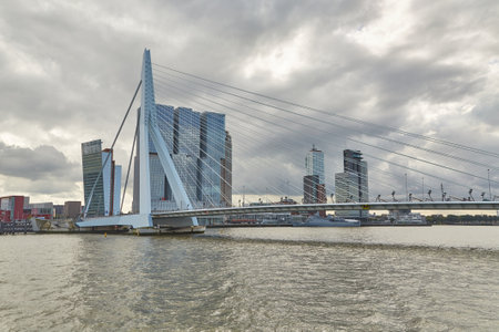 Rotterdam sightseeing near the center, boat tripのeditorial素材