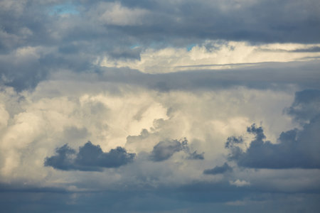 Clouds in the skyの写真素材