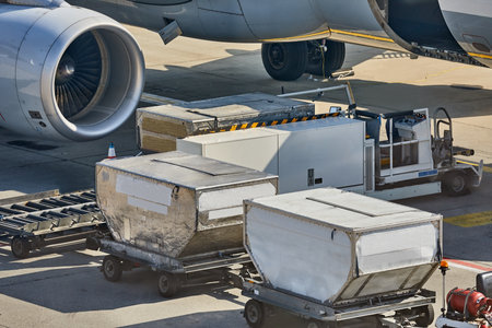 Aircraft Ground Handlingの写真素材