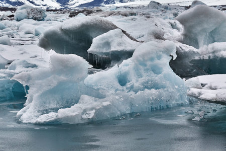 Glacial lake in Iceland