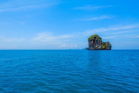 Adaman Skykine at Krabi,Thailandの写真素材