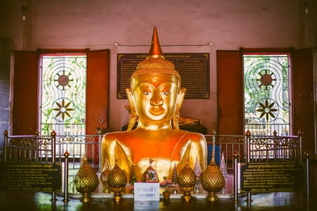 Phra Phut at Wat Phra Thong,Phuket,Thailandのeditorial素材