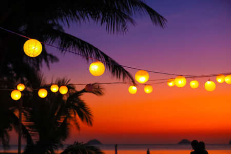 Evening Sunset at Ko Chang.Beautiful island in thailand at Trat province, Thailand.の写真素材