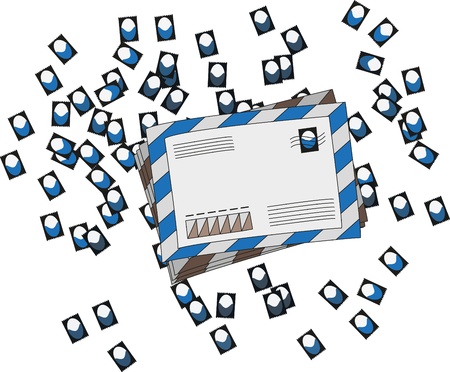 postmarkのイラスト素材