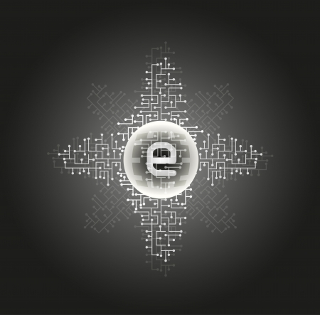 Abstract black internet background (EPS10)のイラスト素材
