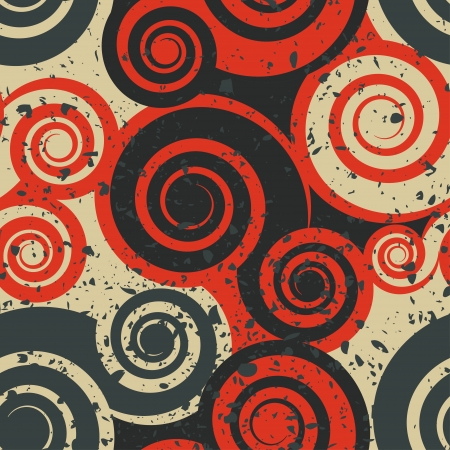 Abstract grunge orange seamlessのイラスト素材