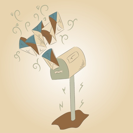 Abstract mailbox (EPS8)のイラスト素材