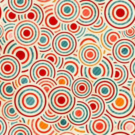 color circle patternのイラスト素材