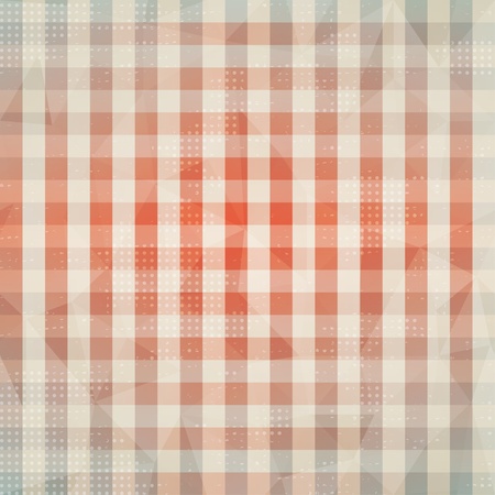 vintage cloth seamless pattern with grunge effectのイラスト素材