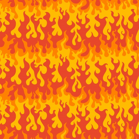abstract fire seamless patternのイラスト素材
