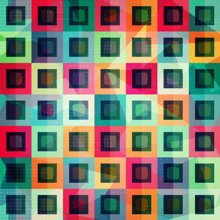 colored squares seamless pattern