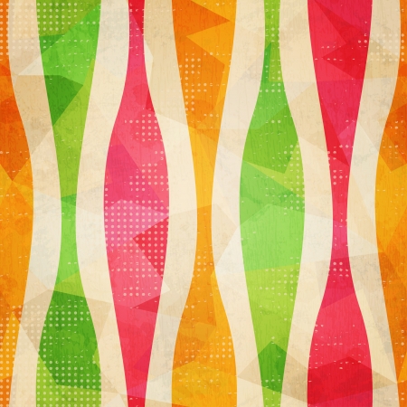 vintage seamless pattern with grunge effectのイラスト素材