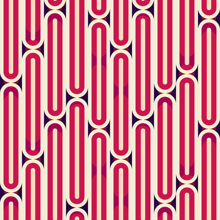 retro red stripes seamless textureのイラスト素材