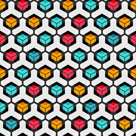 cell seamless patternのイラスト素材