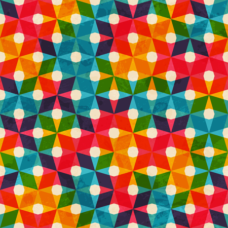 colored cloth seamless patternのイラスト素材