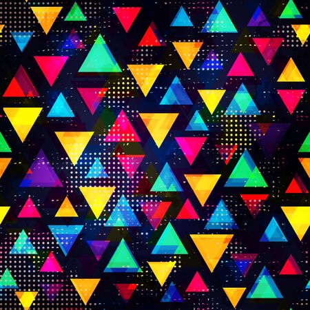 Abstract geometric seamless patternのイラスト素材