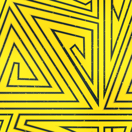yellow spiral seamless patternのイラスト素材