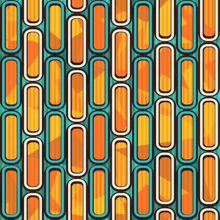 Retro stripes. Seamless pattern.のイラスト素材
