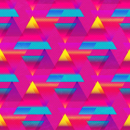 pink triangle seamless pattern
