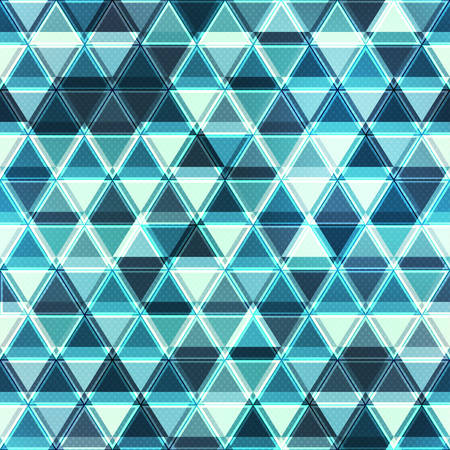 Blue triangle seamless pattern.のイラスト素材