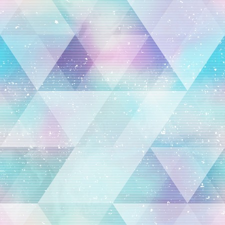 Bright triangle seamless pattern (vector)のイラスト素材
