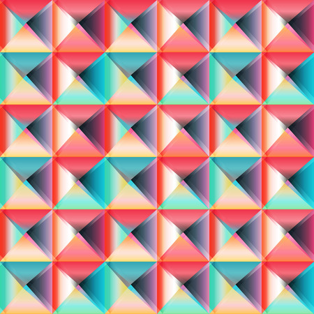 Geometric triangles seamless pattern (vector eps 10)のイラスト素材