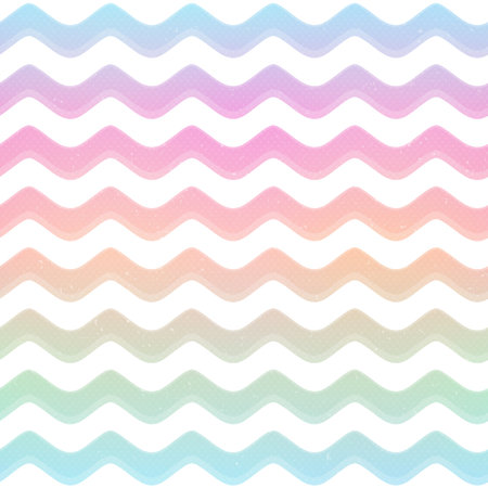 Pastel color wave seamless pattern.