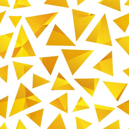 Gold triangle seamless pattern.のイラスト素材