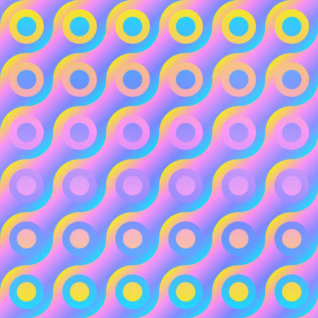 Abstract circle seamless pattern.