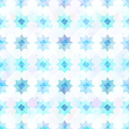 Abstract snowflake geometric pattern.のイラスト素材