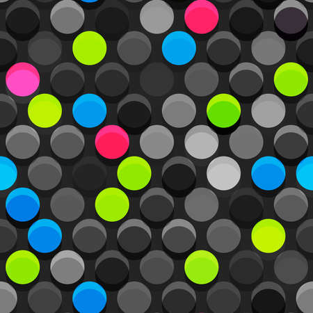 Circle seamless pattern.のイラスト素材