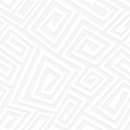 White geometric maze seamless patternのイラスト素材