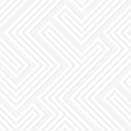 White geometric maze seamless patternのイラスト素材