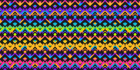 bright geometric pattern